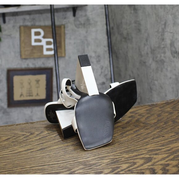 Guess Womens Bacio Wedge Dress Sandals GWBACIO3 White 8M - Picture 5 of 12